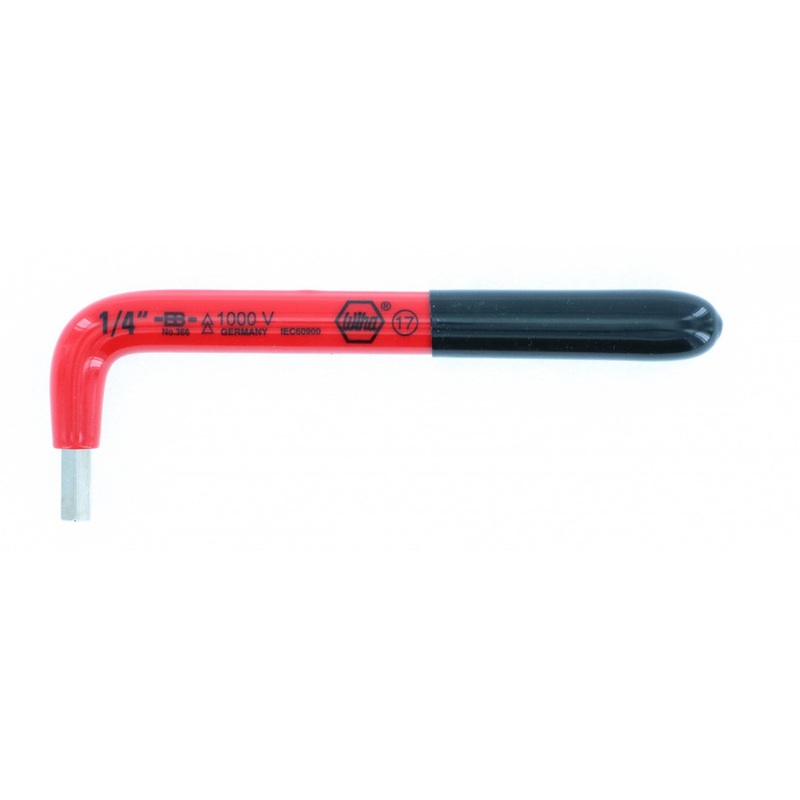 Wiha Tools 13668 Insulated Inch Hex L – Key, 1/4″ x 5.3″