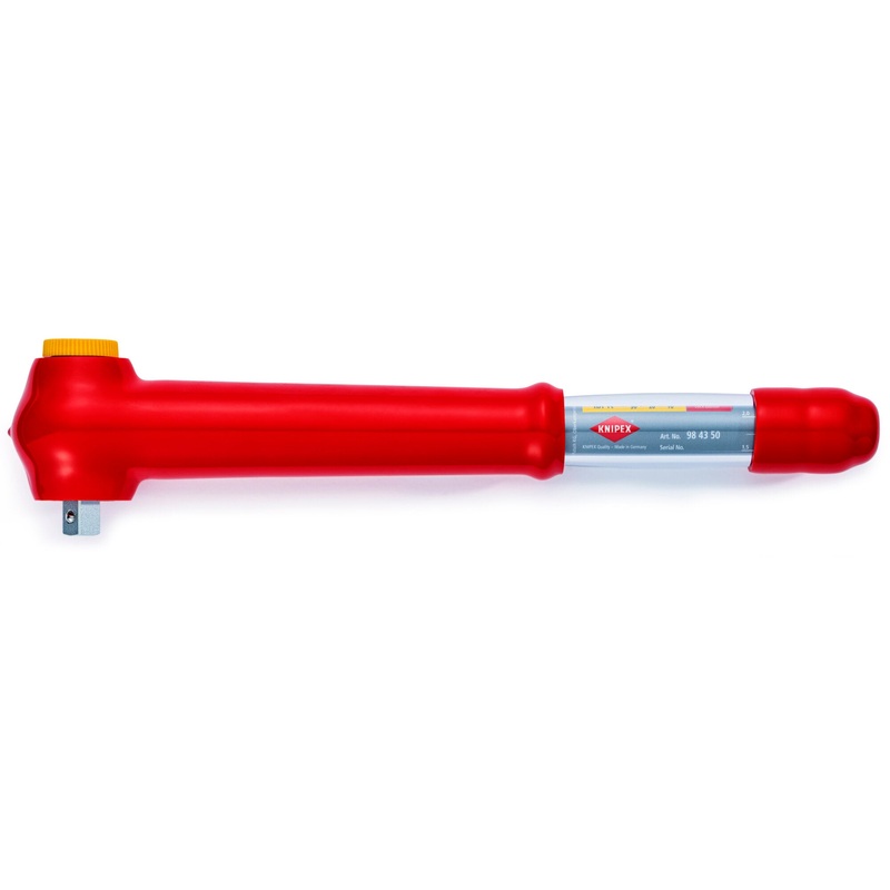 Knipex 98 43 50 1/2″ Drive Torque Wrench-1000V Insulated
