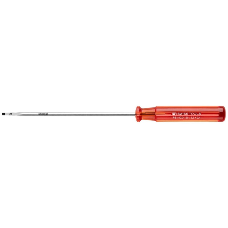 PB Swiss Tools PB 140.0-125 Slotted Classic Screwdriver 2.5mm x 125mm