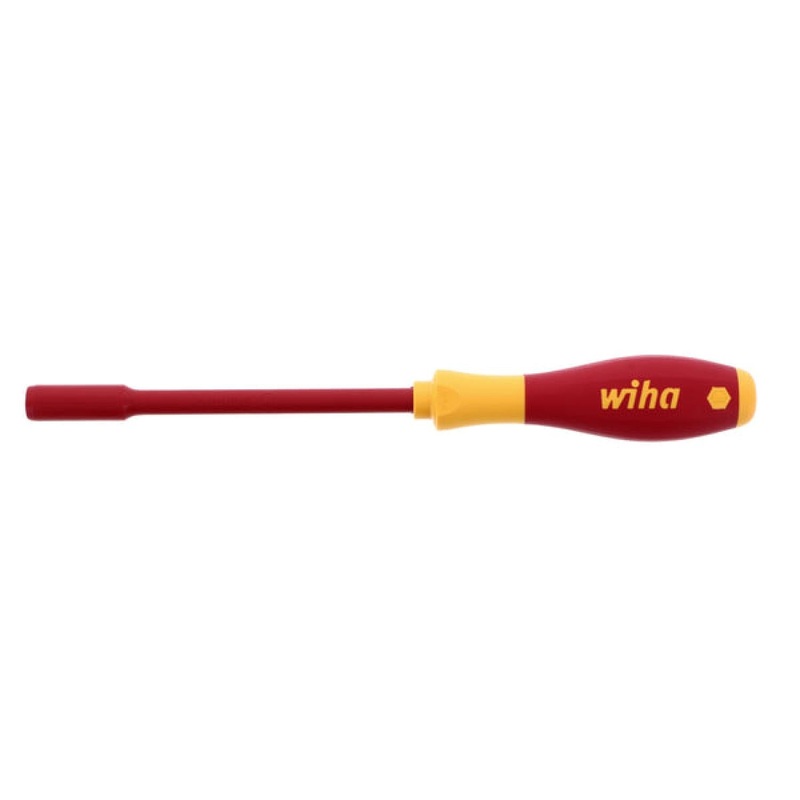 Wiha Tools 32215 Insulated Nut Driver, 6.0 mm x 125 mm
