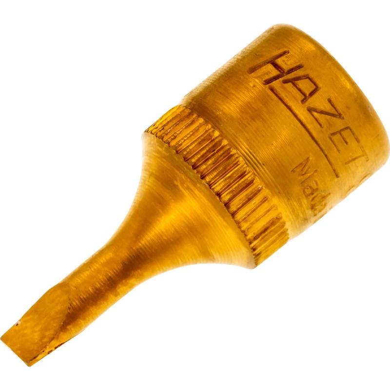 Hazet 8503-0.6X3.5 Screwdriver Socket, 6.3mm (1/4″) Square Drive, 0.6×3.5mm Slotted