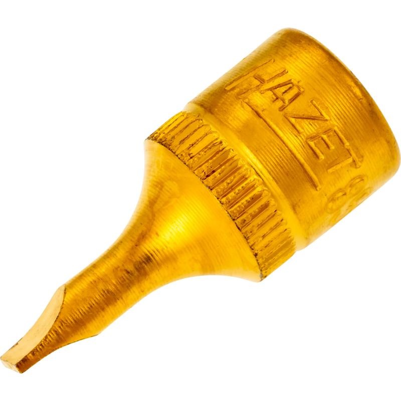 Hazet 8503-0.8X4 Screwdriver Socket, 6.3mm (1/4″) Square Drive, 0.8x4mm Slotted