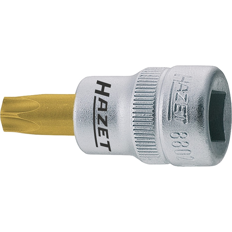 Hazet 8802-T40 TORX 10mm (3/8″) T40 TiN Screwdriver Socket