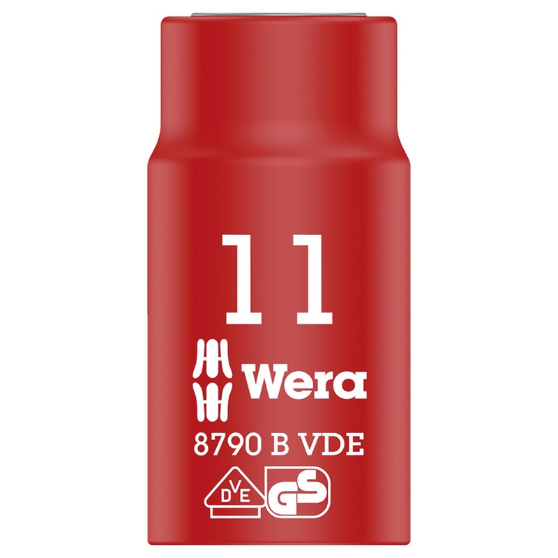 Wera 8790 B VDE Zyklop 3/8″ socket, insulated, 10 x 46 mm