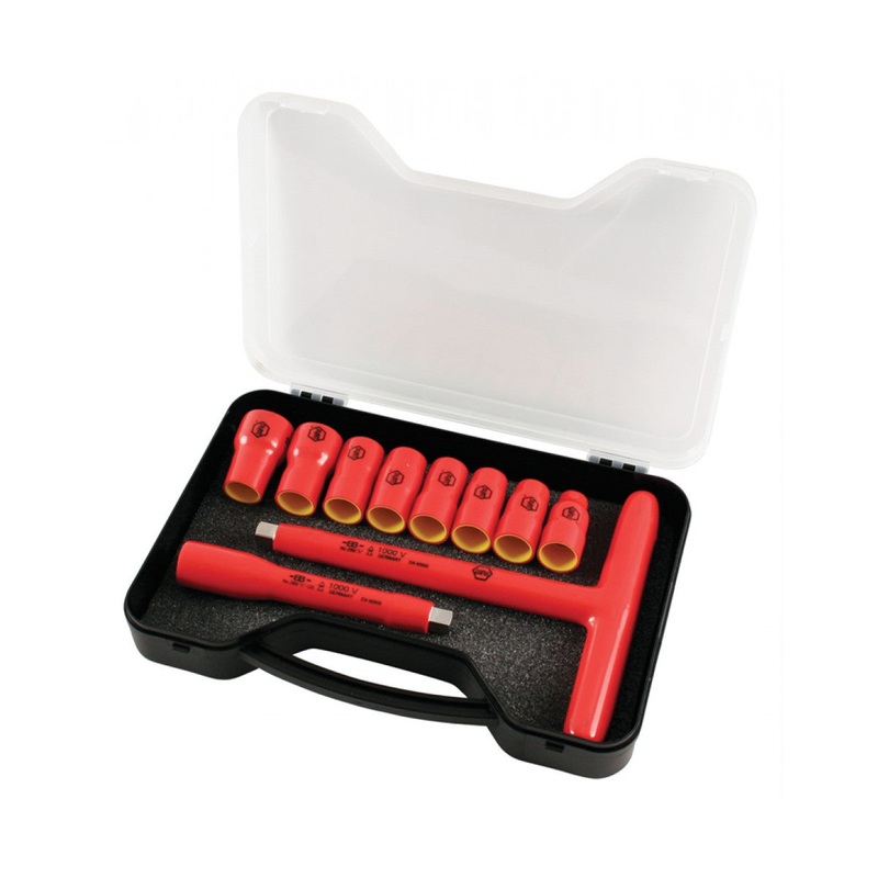 Wiha Tools 31595 Insulated Socket Set, 10 Pieces