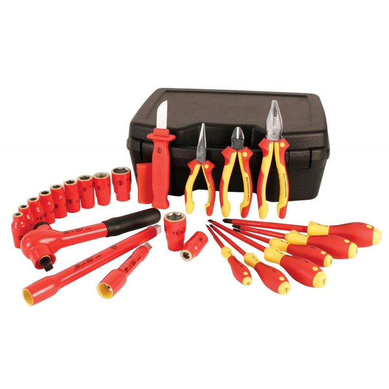 Wiha Tools 31691 Insulated Tool Set, 24 Pieces