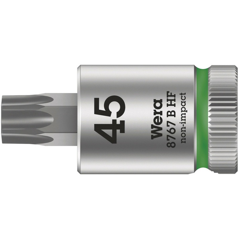Wera 8767 B HF TORX Zyklop bit socket with holding function, 3/8″ drive, TX 25 x 107 mm