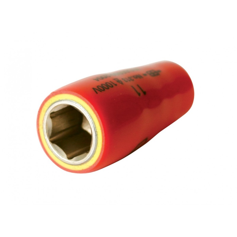 Wiha Tools 31342 Insulated Socket, 1/4″ Drive, 3/8″