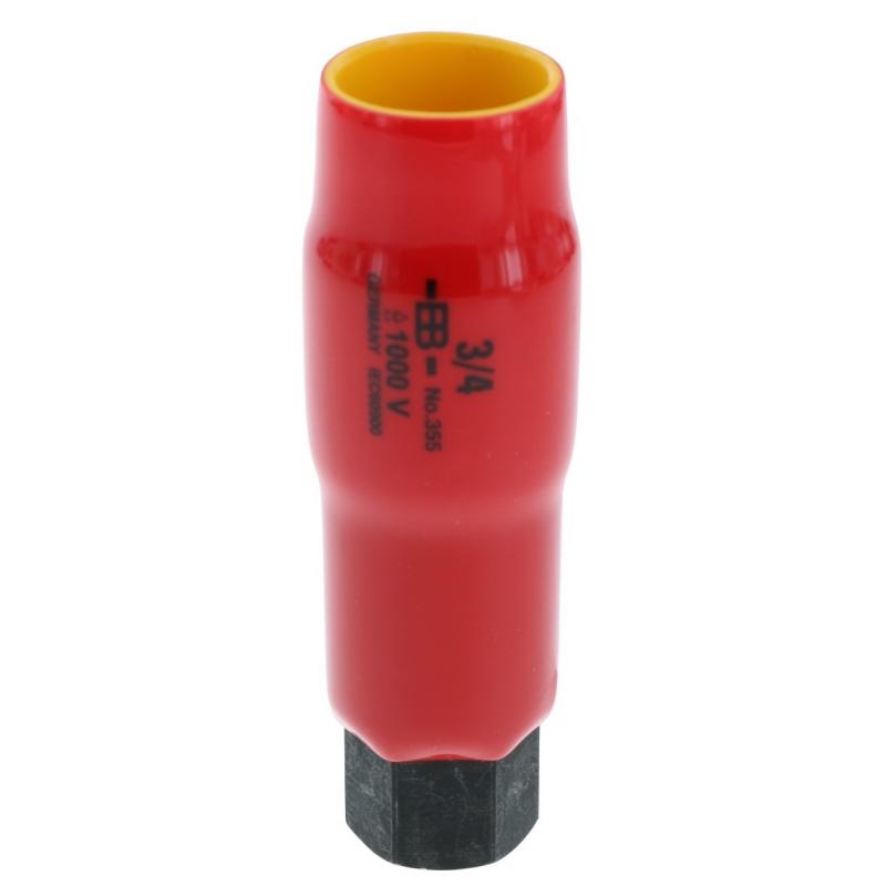 Wiha Tools 31844 Insulated Hex Socket 1/2″ Drive 3/4 Inch