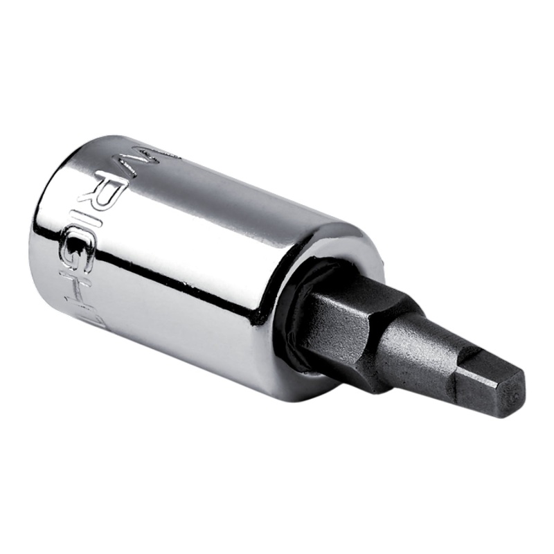 Wright Tool 2271 1/4″ Drive Square Bit (Robinson) Socket w/Standard Bit – R1