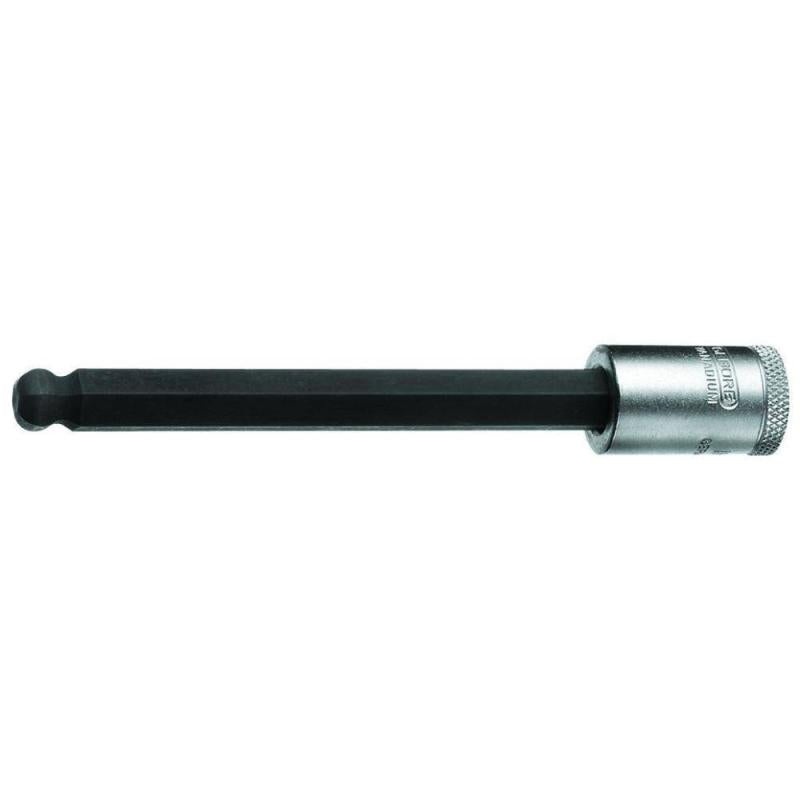 Gedore 1505718 Screwdriver Bit Socket 3/8 Inch, Long 4 mm