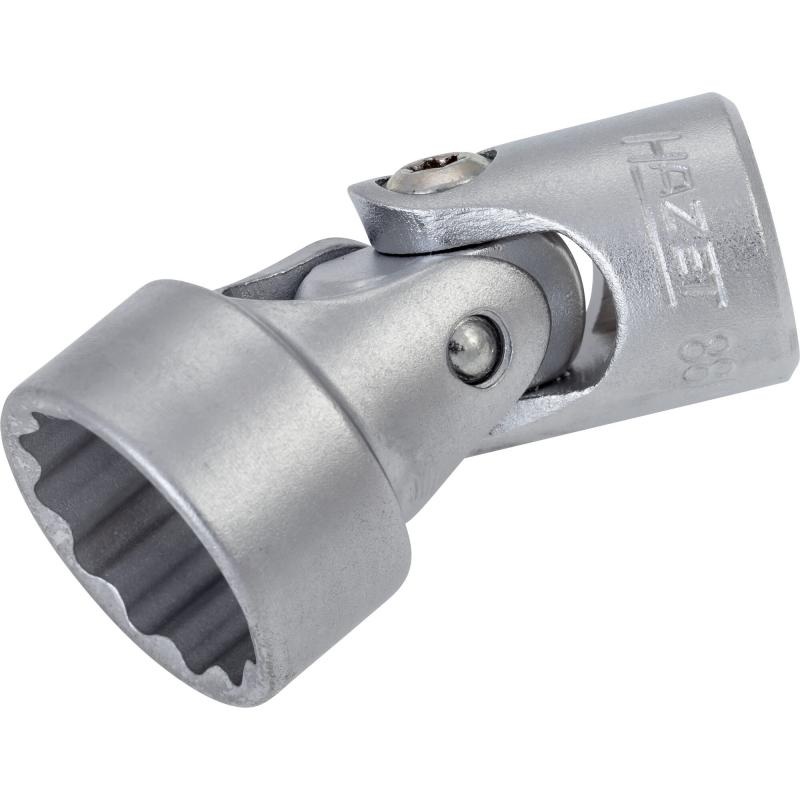 Hazet 880G-Z18 Universal Joint Socket, 10mm (3/8″) Square Drive, 12-Point, 18mm