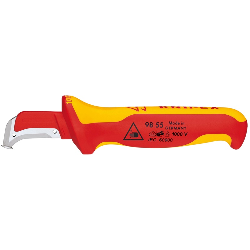 Knipex 98 55 7″ Dismantling Knife-1000V Insulated