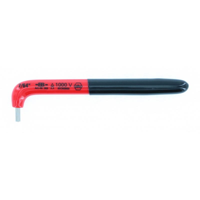 Wiha Tools 13673 Insulated Inch Hex L – Key, 7/64 Inch x 3.7 Inch