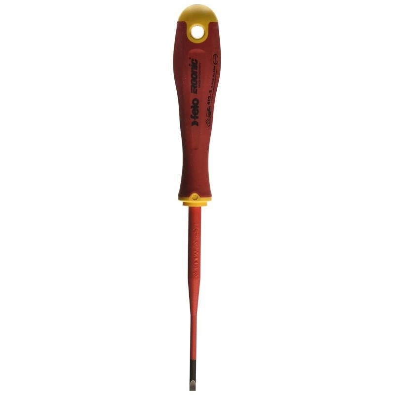 Felo 0715762637 Insulated Slotted Screwdriver