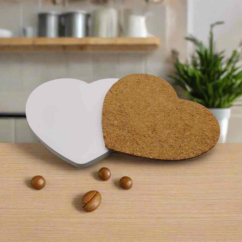 Sublimation Sandstone Coaster Blanks | Bar Coaster Blank by INNOSUB USA Heart