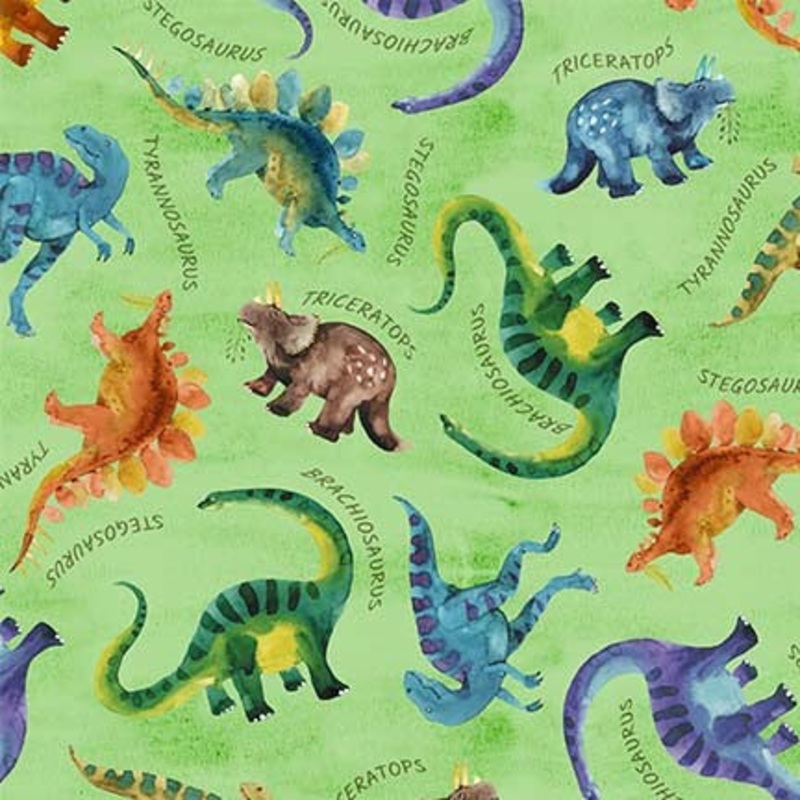 Wild One – Dino and Friends Celery | DCX11857-CELR-D