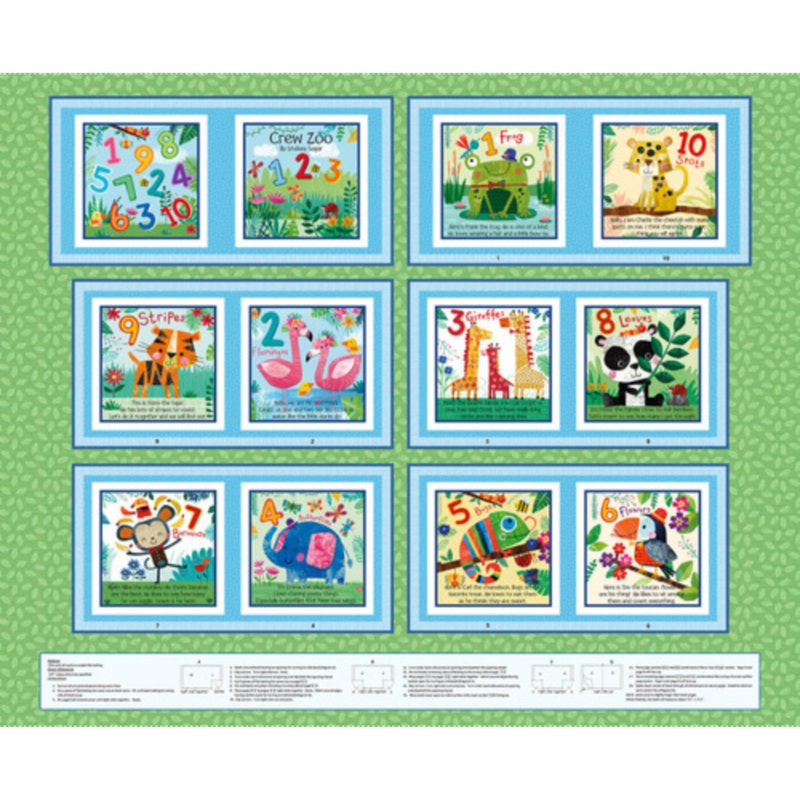 Zoo Crew – Zoo Crew Book Panel | 3871P-66