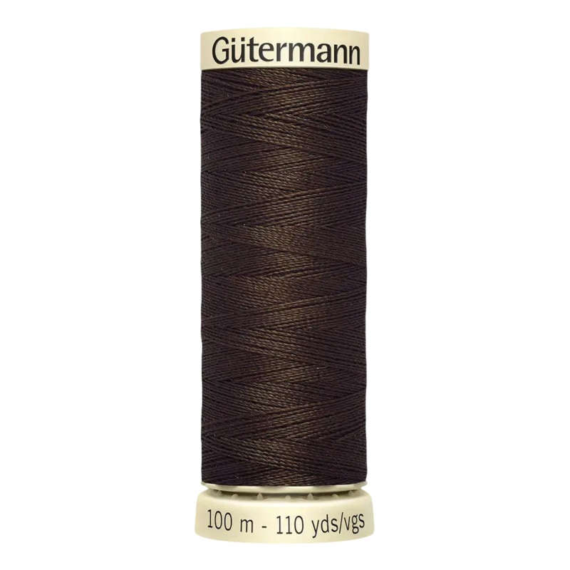 Gtermann Sew All Poly – 587 Espresso – 110yds Espresso