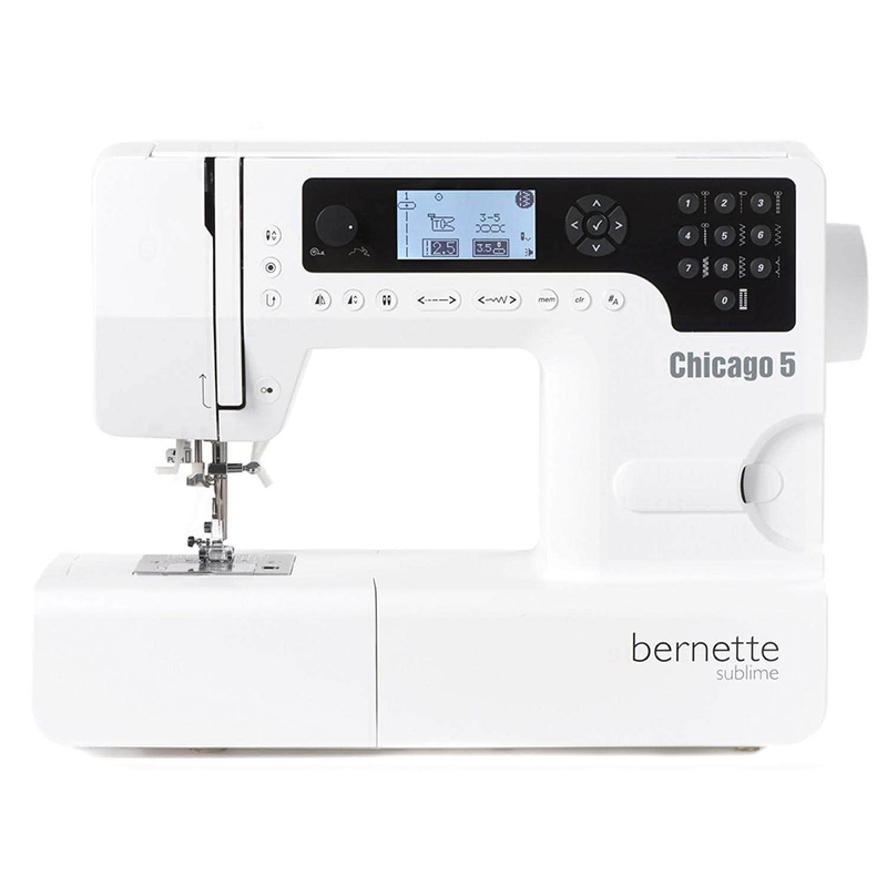 bernette by BERNINA Chicago 5 * amazing quality 200 stitch patterns with alphabet * Sewing Machine – Ex Display