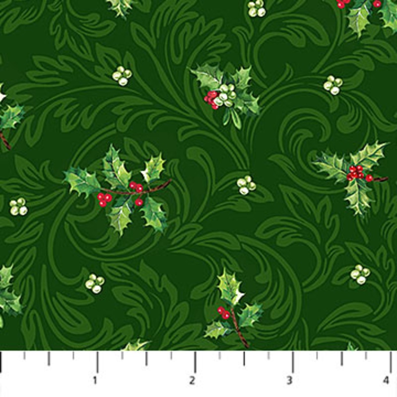 Yuletide Traditions Holly Mini Green Multi