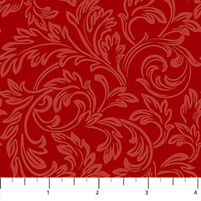 Yuletide Traditions Scroll Red