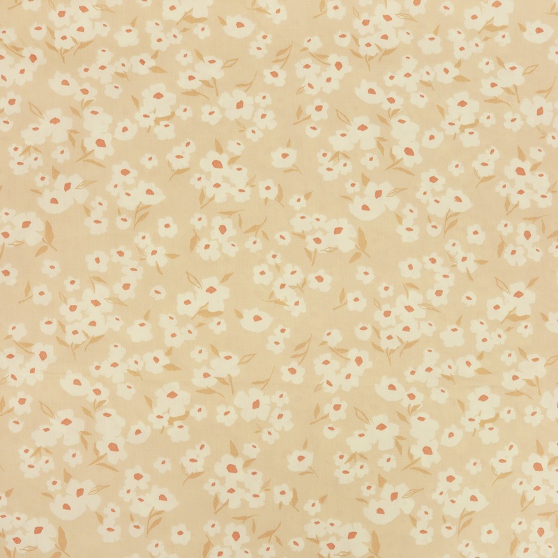 108 Edition Wide Back Fabric Collection – Spring Daisies Ecru