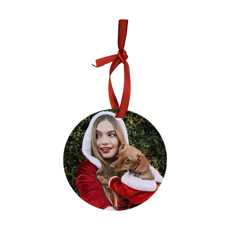Sublimation Ornament Double-sided  Aluminum – Round 3.5-4.5″ by INNOSUB USA 3.5 inch
