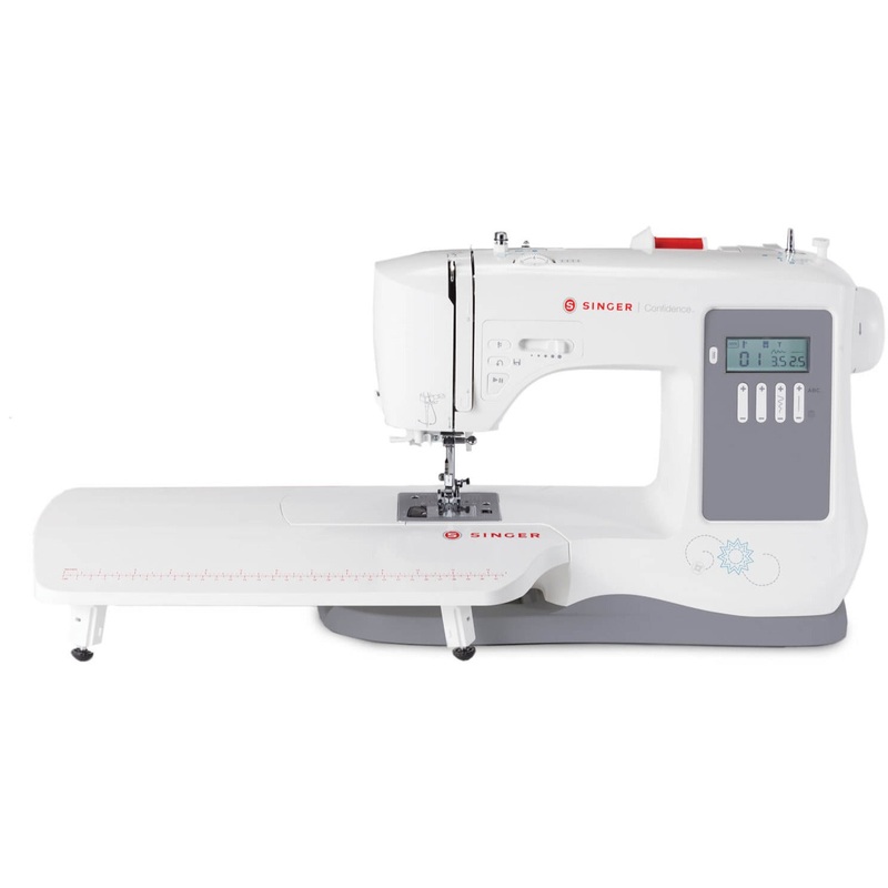 Singer Confidence 7640 Sewing Machine – extension table, 200 stitch patterns, silky smooth motor – New 2025 model