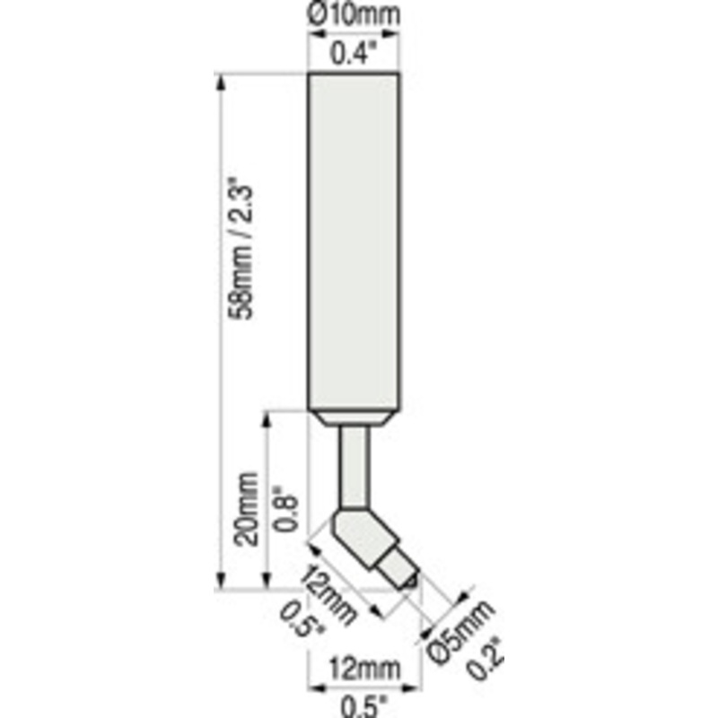 Defelsko N45S Probe for PosiTector 6000 Coating Thickness Gage – 6000-N45S