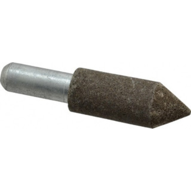Grier Abrasive 3/4 Diam 150 Grit 60 Included Angle Center Lap Aluminum Oxide, Very Fine Grade, Extra Hard Density, Shank Mounted W208L-G-27707 – 09193921