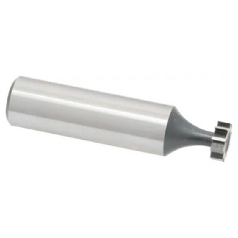 Interstate Straight Tooth Woodruff Key Seat Cutter, M42 Cobalt, 3/8 Diameter, 1/8 Face Width, 2-1/8 OAL – 43-043-9