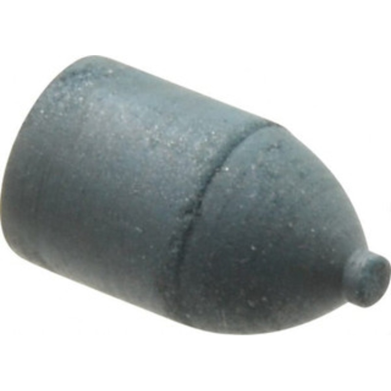 Made in USA 1/2 Max Diam x 7/8 Long, Cone, Rubberized Point Very Fine Grade, Silicon Carbide, 1/8 Arbor Hole, Unmounted 160-XF SPI – 73151243