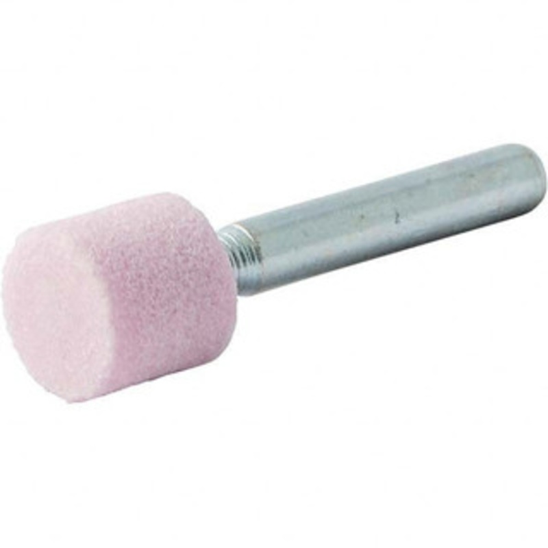 Merit Abrasives Mounted Points, Point Shape Code: W177, Point Shape: Cylinder, Abrasive Material: Aluminum Oxide, Shank Diameter (Inch): 1/4, Head Diameter (Inch): 3/8, Head Thickness (Inch): 3/4 69078645355 – 94254679