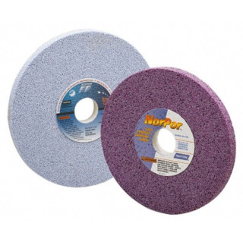 Norton 12 Diam x 3 Hole x 1 Thick, H Hardness, 60 Grit Surface Grinding Wheel Ceramic, Type 1, Medium Grade, 2,710 Max RPM, Vitrified Bond, No Recess 66253220887 – 82036831