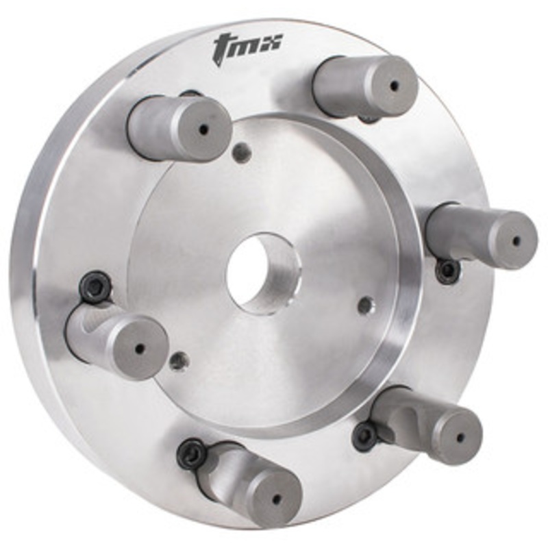 TMX Fully Machined Type D1 Steel Backplate for SET-TRU Chucks, 10in D1-6 – 3-875-106P