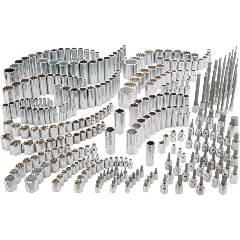 CRAFTSMAN Socket Set, 299 Pieces, Includes Deep Socket, Shallow Socket, Hex Bit, Torx Bit, Slotted Bit, and Phillips (CMMT45310) | Bigbigmart.com