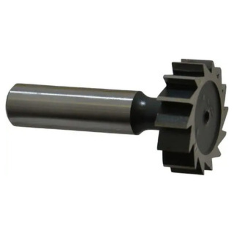 Interstate Straight Tooth Woodruff Key Seat Cutter, HSS, 1-1/4 Diameter, 3/8 Face Width, 2-3/8 OAL – 43-031-4