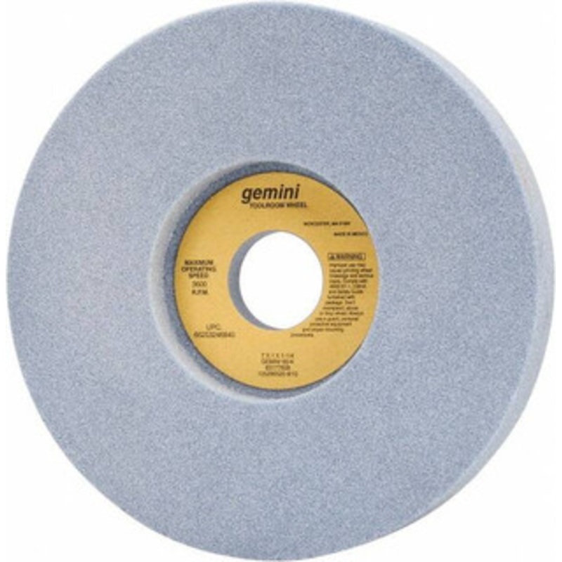 Norton 7 Diam x 1-1/4 Hole x 1 Thick, K Hardness, 60 Grit Surface Grinding Wheel Aluminum Oxide, Type 5, Medium Grade, 3,600 Max RPM, One-Side Recess 66253246840 – 81162653
