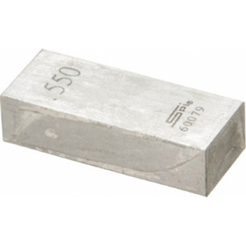 Rectangular Steel Gage Block, Grade 0, Size: 0.55000 – 12-708-4