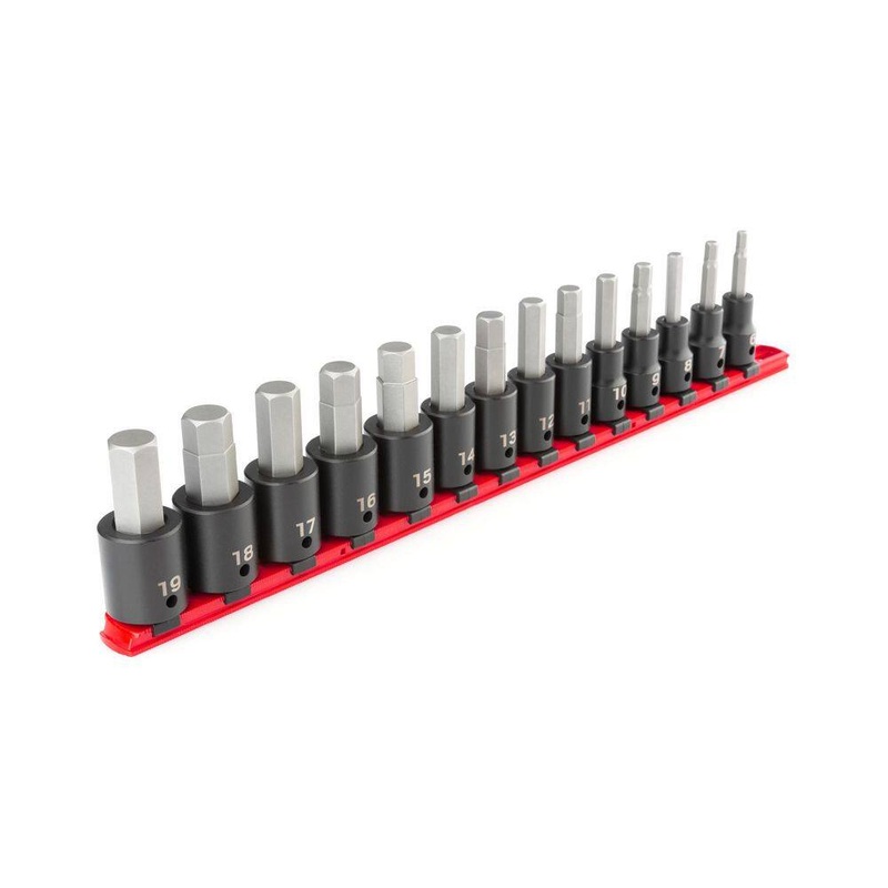 TEKTON SIB92101 1/2 in. Drive Hex Bit Impact Socket Set (14-Piece) (6-19 mm) | Bigbigmart.com