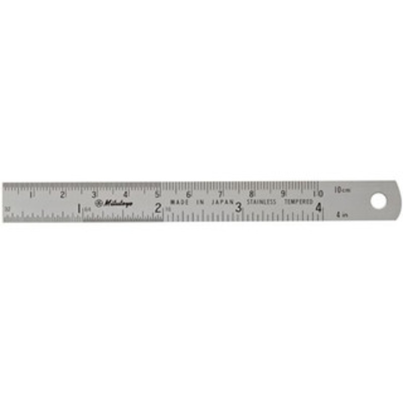 Mitutoyo Steel Rule, Semi-Flexible, 20x500mm – 182-307