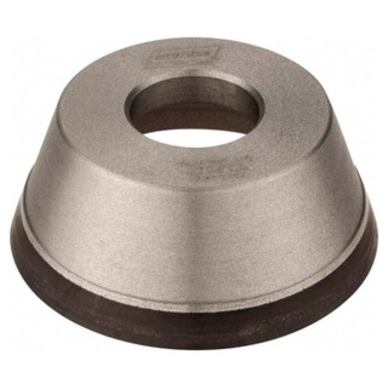 Norton CBN Cup Wheel for Steel, Type 11V9 Tool & Cutter Grinding Wheel, 3-3/4 Diameter, 1-1/4 Hole Size, 1-1/2 Thickness, 120 Grit, Fine Grade – 36046280