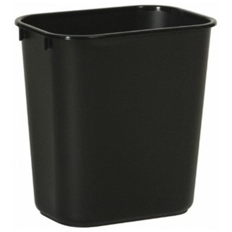 Rubbermaid Wastebasket Trash Container, Small, 13 Qt, Black FG295500BLA – 63-308-1
