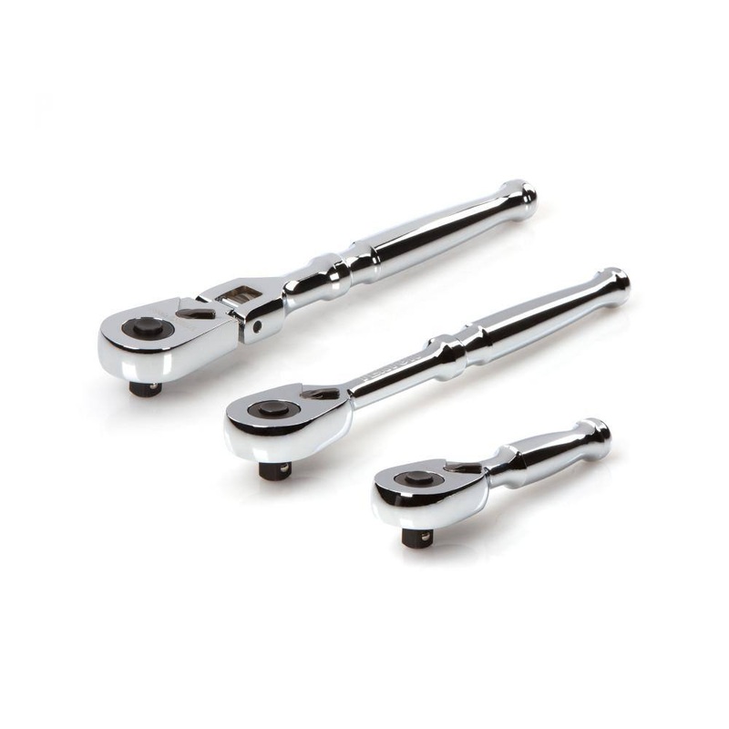 TEKTON SRH99107 1/4 in. Drive Quick-Release Ratchet Set (3-Piece) | Bigbigmart.com