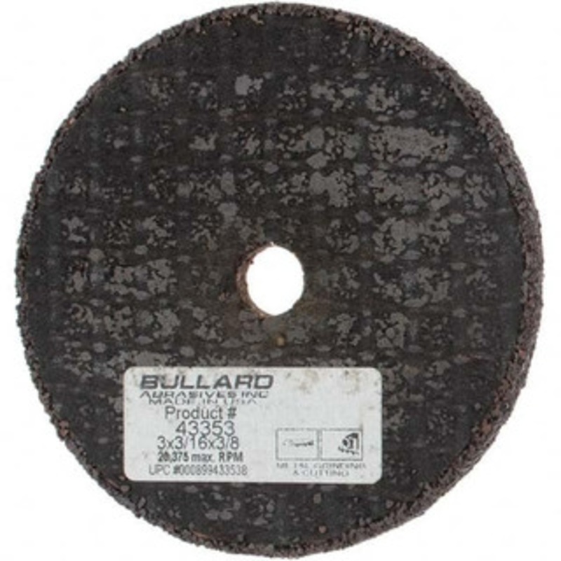 Value Collection 3 x 3/16, 3/8 Hole Cutoff Wheel 20,375 Max RPM BD-KP72382 – 43598408