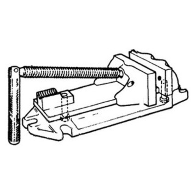 Cardinal Half Nut w/ Mounting Screw for No. 554-4BV Vise – 4-BHN
