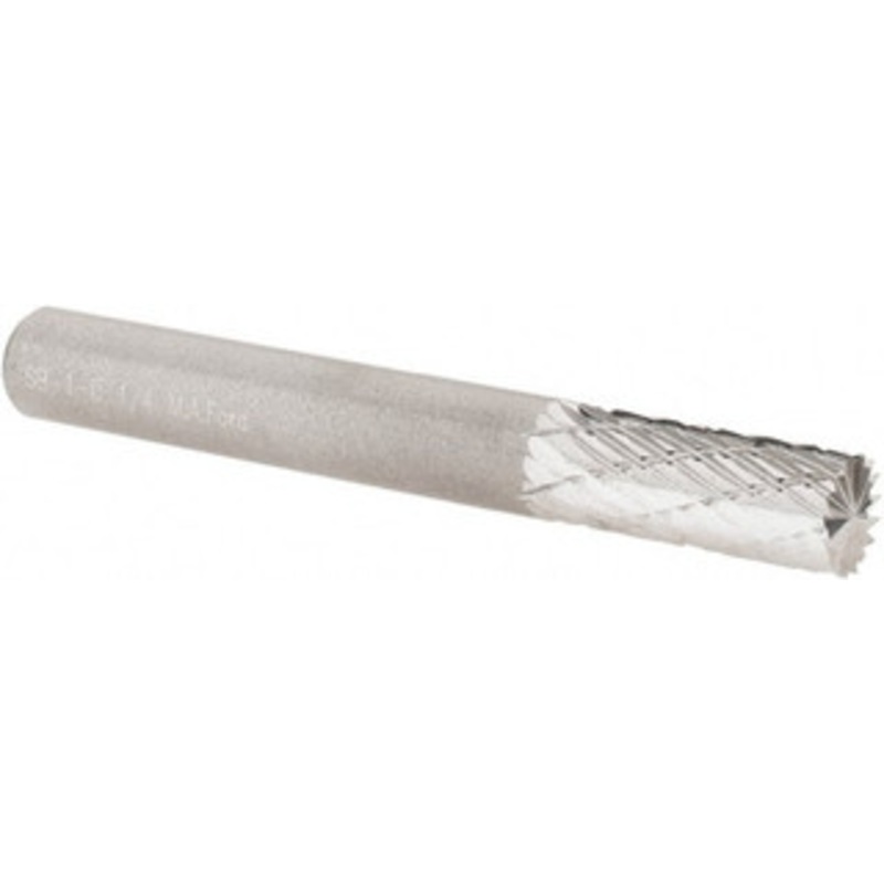 M.A. Ford 1/4 Cut Diam, 1/4 Shank Diam, Carbide Double Cut Cylinder Burr with End Cut End Cut End, 2 OAL, 5/8 LOC 41250027E – 75244640