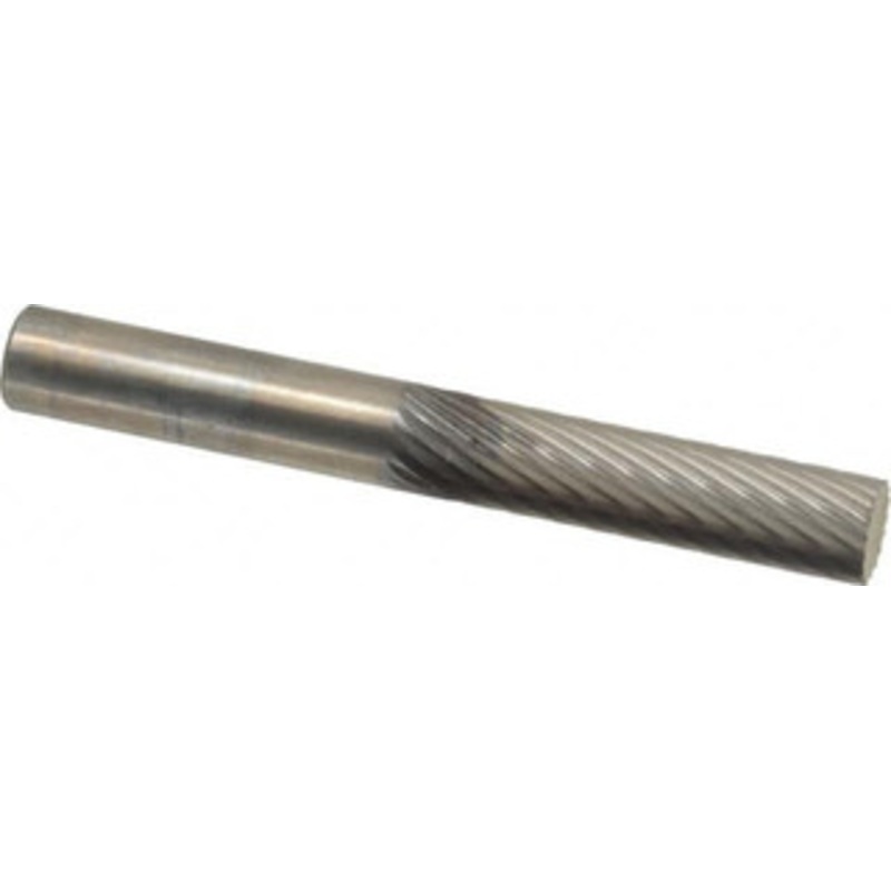 SGSPRO 1/4 Cut Diam, 1/4 Shank Diam, Carbide Single Cut Cylinder Burr Flat End, 2 OAL, 1 LOC 10025 – 05289871