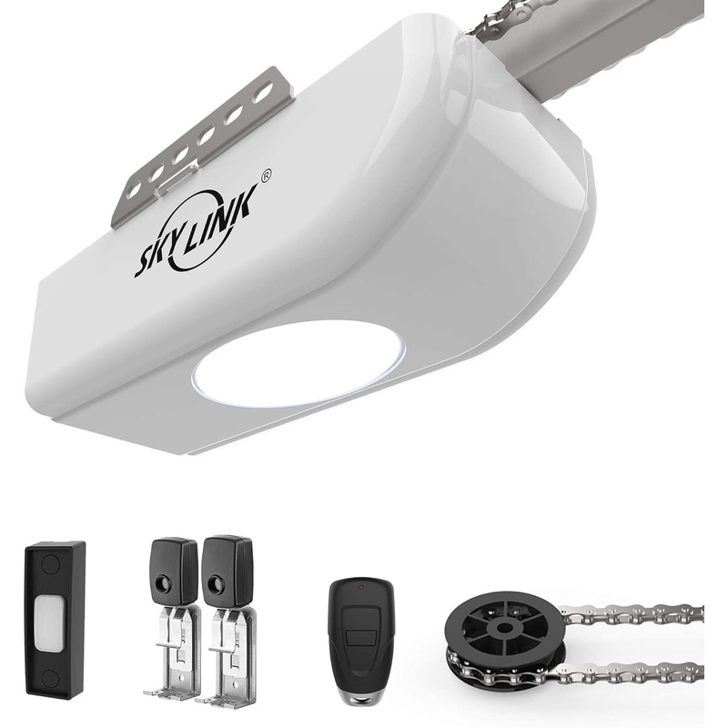 ATOMS ATR-1611C By Skylink 1/2HPF Garage Door Opener with Extremely Quiet DC Motor, Chain Drive | Bigbigmart.com